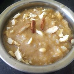 Brown rice payasam A picture of Brown rice payasam.