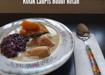 Resep Terbaru 450.Kolak LabPis Bubur Ketan Lezat Mantap