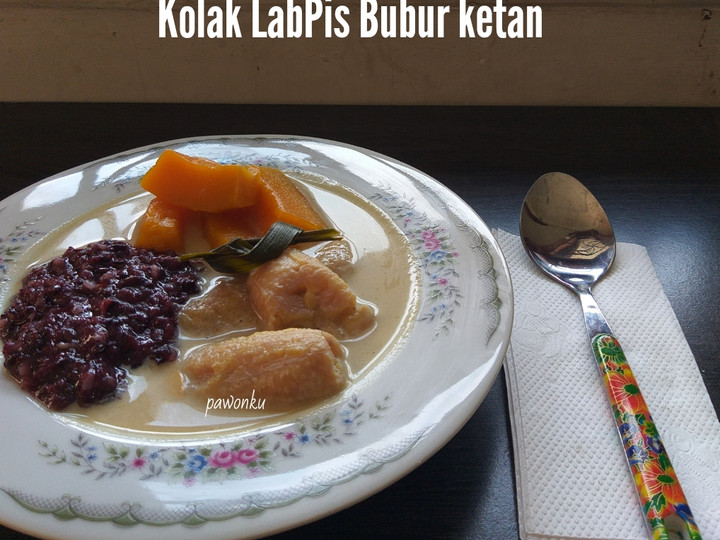 Resep 450.Kolak LabPis Bubur Ketan, Menggugah Selera