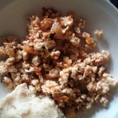 A picture of Fried eggs.