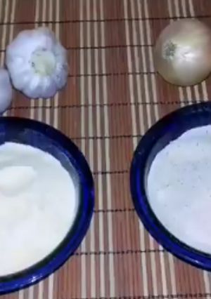صورة لوصفة البصل والثوم البودره