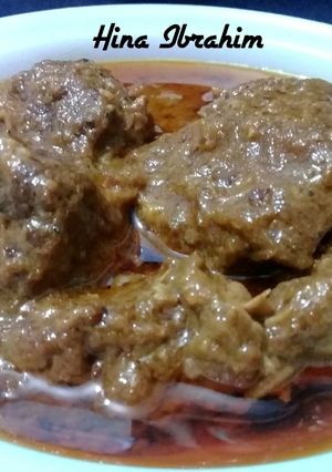 A picture of Beef Korma.