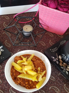 عکسی از دستور خورشت قیمه با مرغ