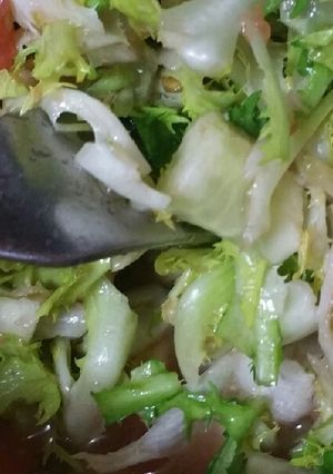 Una foto de Ensalada con Manzanas