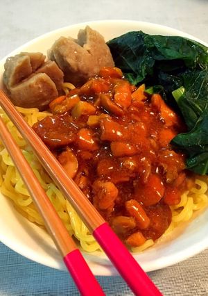 Foto resep Mie ayam jamur