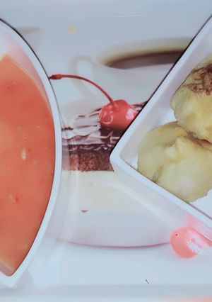 A picture of Meat style momo.