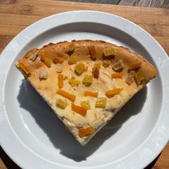 A picture of Italian 3 Cheese Cake.