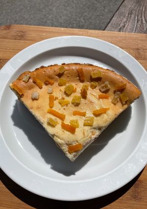 A picture of Italian 3 Cheese Cake.