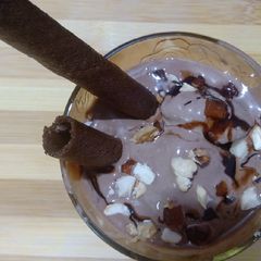 A picture of Choco Paneer Ice cream.
