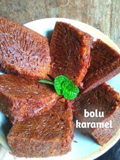 Foto resep Bolu karamel a.k.a sarang semut anti gagal