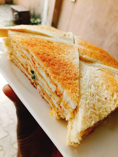 A picture of Egg toast sandwich.