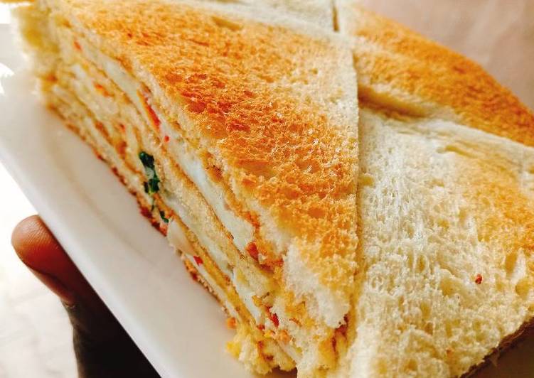 Recipe of Ultimate Egg toast sandwich