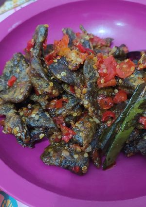 Foto resep Paru balado