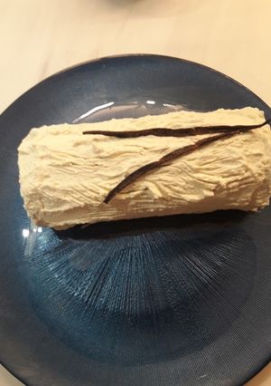 Une photo de Bûche vanille