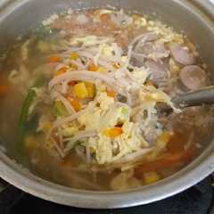 Foto resep Sup jagung sosis