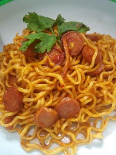 Foto resep Mie goreng sosis