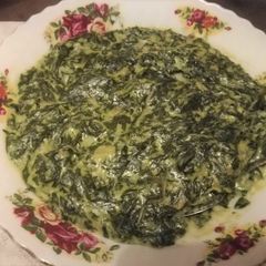 A picture of Creamy Spinach.