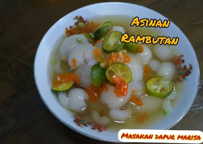 Panduan Masakan Resep Resep dan cara membuat ASINAN RAMBUTAN