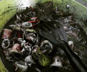 Cara Memasak Cepat Cumi hitam kental enak gurih Lezat Mantap