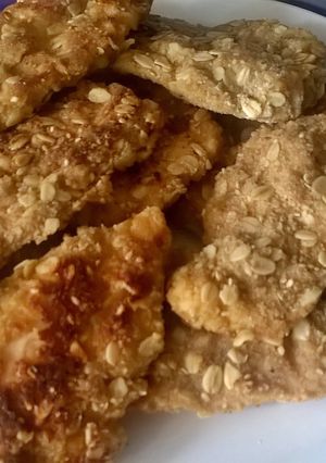 Una foto de Milanesas de pollo con semillas