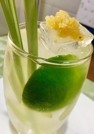 Hình của món Nước sả chanh gừng.