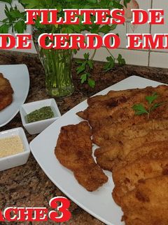 Una foto de Filetes de lomo de cerdo empanados