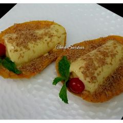 A picture of Mango kulfi.