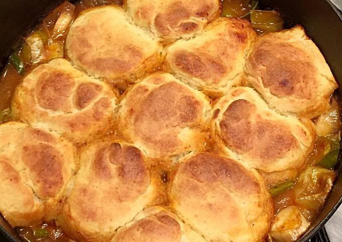 Recipe of Super Quick Homemade Chicken Casserole with Potato Cobbler