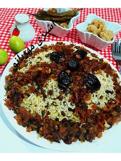 عکسی از دستور عدس پلو (بدون گوشت)