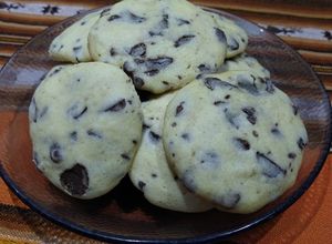 Una foto de Galletas choco chip