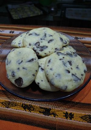 Una foto de Galletas choco chip