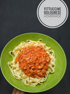 Foto resep Fettuccine bolognese homemade