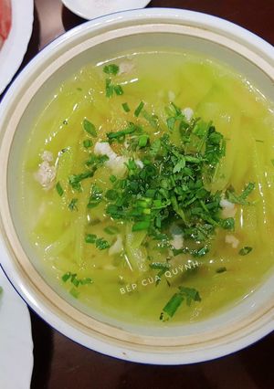 Hình của món Canh cùi dưa hấu.