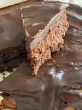 Tarta de chocolate con poca harina (y menos destreza)