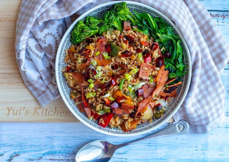 Easiest Way to Make Award-winning Stir fried brown rice with vecon