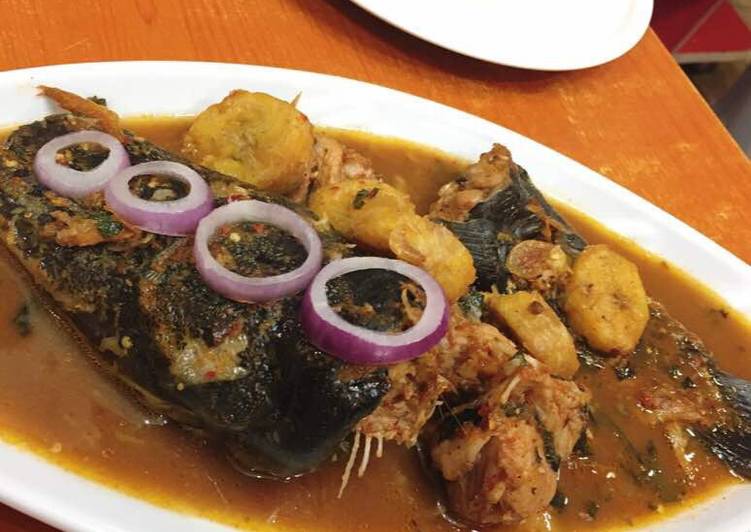 Step-by-Step Guide to Prepare Speedy Catfish and plantain peppersoup