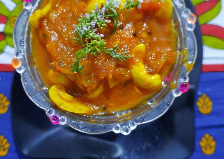 My Favorite Tomato kaju curry