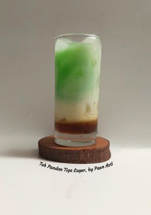 Foto resep Teh Pandan Tiga Layer