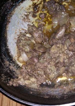 صورة لوصفة كبدة مقليه على طريقتي