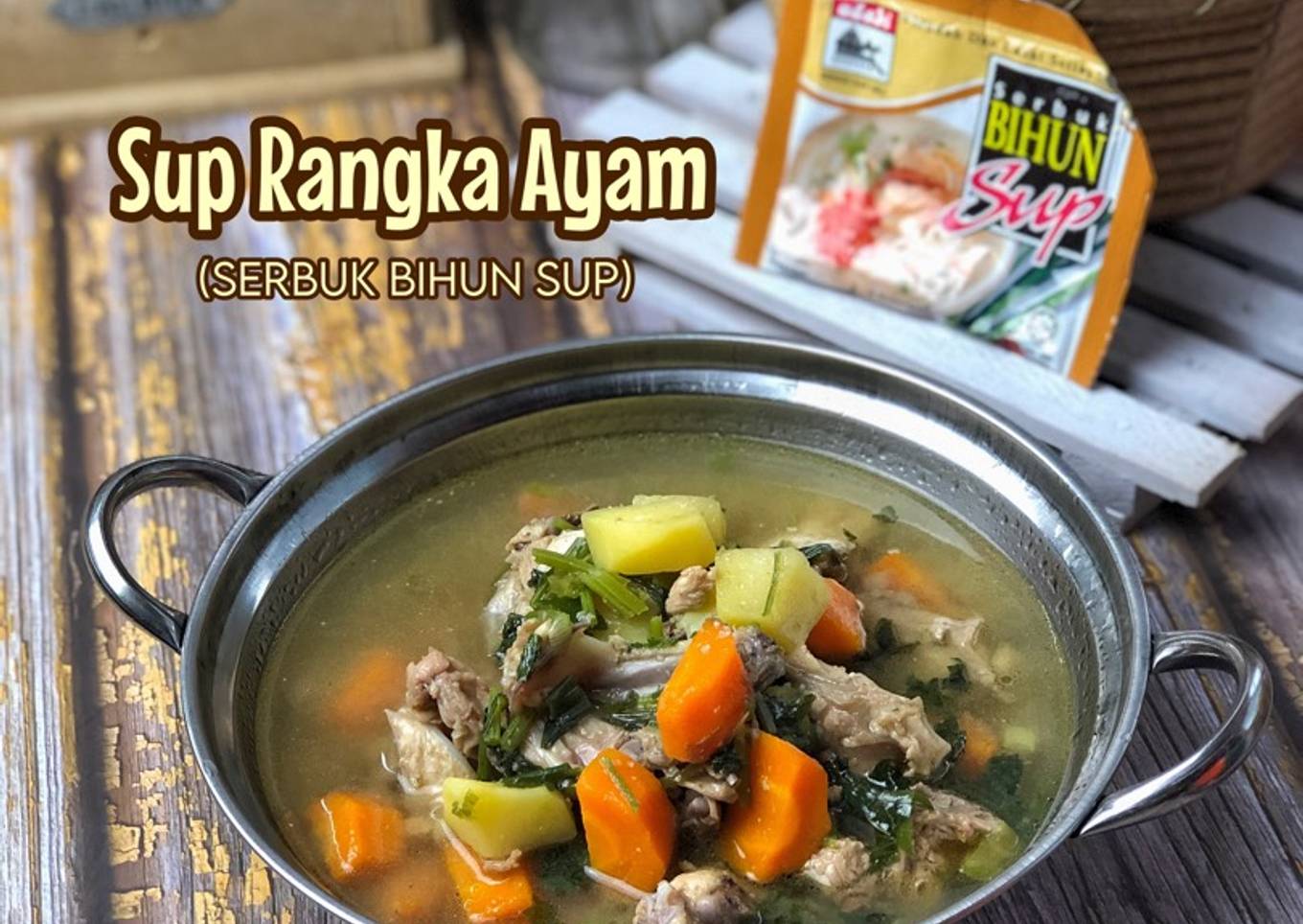 Sup rangka ayam (bihun sup)