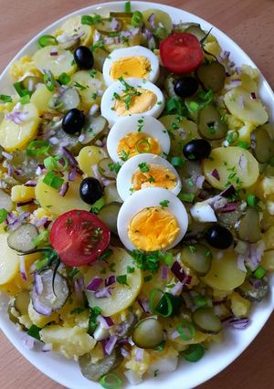 O poză a rețetei Salată de cartofi.