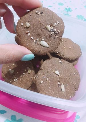 Una foto de Galletas integrales sabor café c/ semillas