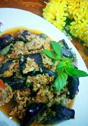Foto resep Terong Saus Telur Kemangi