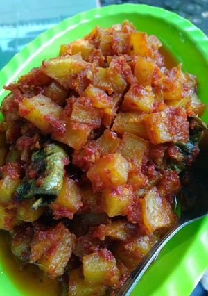 Foto resep Sambal goreng kentang