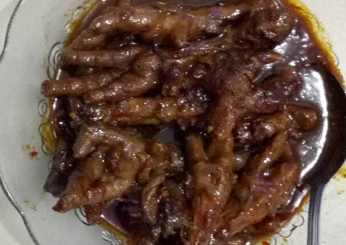 Resep Ceker pedas kuah kecap oleh Lucky Christiany Cookpad