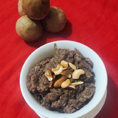 Chikoo halwa A picture of Chikoo halwa.