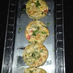 A picture of Chicken Cheese Egg Muffins 😋.