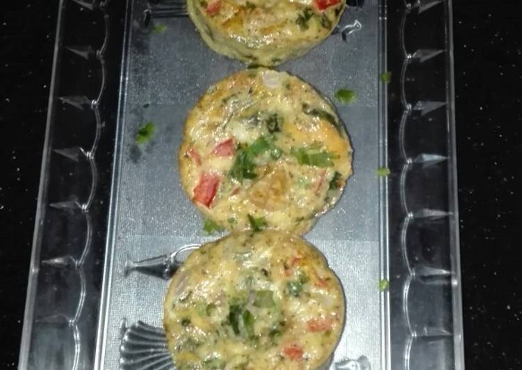 Easiest Way to Prepare Super Quick Homemade Chicken Cheese Egg Muffins 😋