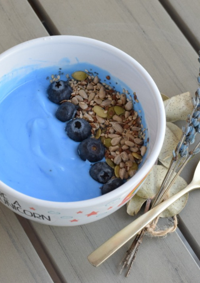 Una foto de Blue Smoothie Bowl