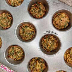 A picture of Mix Vegetable Baked Pakoray.